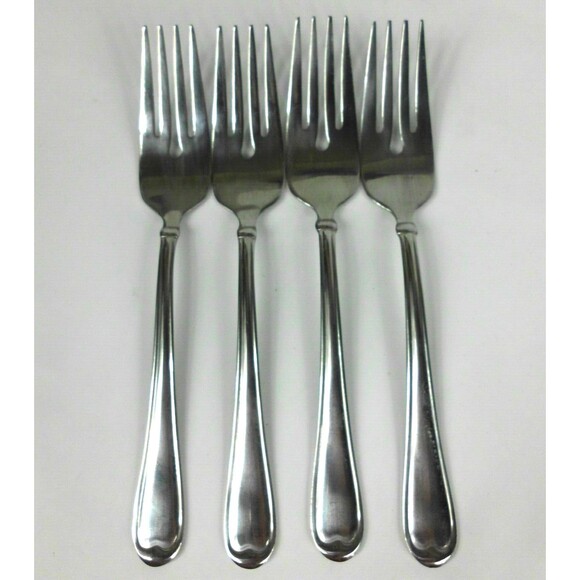 Cambridge Allure Stainless Flatware Salad Small Forks 6.75 Inch Lot of 4 - Picture 1 of 4